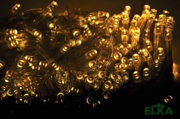Гирлянда 300 LED белый теплый 15 м