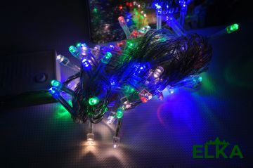 Гирлянда 100 LED мульти 6 м