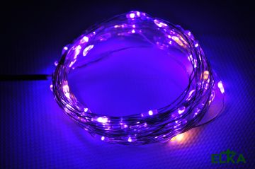 Гирлянда Роса 100 LED фиолетовый 10 м USB