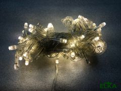 Гирлянда 100 LED теплый белый 8 м