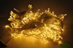 Гирлянда 400 LED белый теплый 20 м